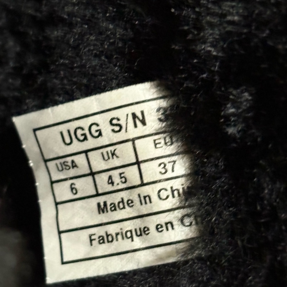 UGG Black Maylin Shearling Boots - Picture 7 of 7